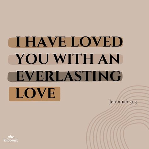 In our contemporary world, we often grapple with feelings of inadequacy, loneliness, and the pressure to measure up to societal standards. However, this verse reminds us that we are deeply loved by God, and His love for us is eternal and unwavering. It speaks to the longing of everyone’s heart to be loved, cherished, and valued for who we truly are. #godlovesyou #jeremiah31v3 #bibleverse #bible #bibleverseoftheday Bible Verse About Waiting For Love, Bible Verse About Finding True Love, You Are Loved Beyond Measure Bible Verse, To Be Loved Is To Be Understood, Love Everyone Bible Verse, Feelings Of Inadequacy, Loved By God, Contemporary World, Value Quotes