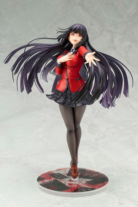 Kakegurui Jabami Yumeko, Phantasy Star Online 2, Jabami Yumeko, Action Figures Anime, Anime Figurine, Francisco Goya, Figure Anime, Yumeko Jabami, 캐릭터 드로잉