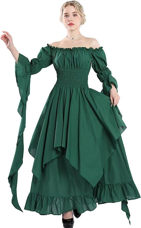 Vestidos Retro, Gothic Witch, Witch Dress, European Dress, Medieval Costume, Glamorous Evening Gowns, Flowing Maxi Dress, Princess Dress, Perfect Dress