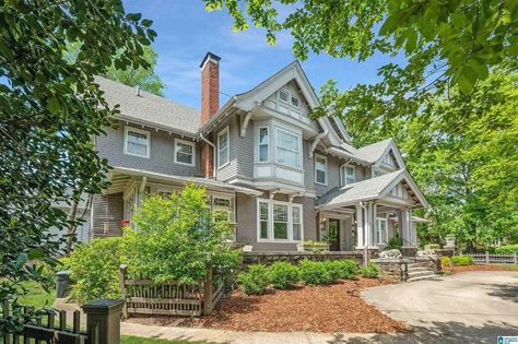 The Coe House, 1908 Craftsman and Tudor Revival in Birmingham, Alabama - $1.1 Million | Old Houses USA Tudor Revival, Birmingham Alabama, Craftsman House, 1 Million, Architecture Details, Old Houses, House For Sale, Birmingham, Alabama