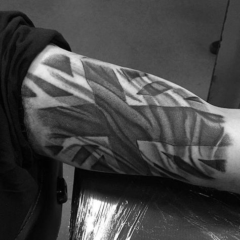 British Army Tattoo, Union Jack Tattoo, Military Sleeve Tattoo, Inside Bicep Tattoo, Ripped Skin Tattoo, British Tattoo, Inside Of Arm Tattoo, Warrior Tattoo Sleeve, Memorial Tattoo Designs