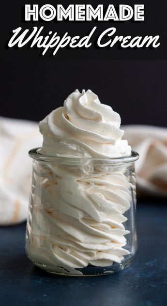 Homemade Cool Whip, Mascarpone Whipped Cream, Homemade Whipped Cream Recipe, Flavored Whipped Cream, Whipped Cream Recipe, Pie Ice Cream, Recipes With Whipping Cream, Making Whipped Cream, Chocolate Whipped Cream