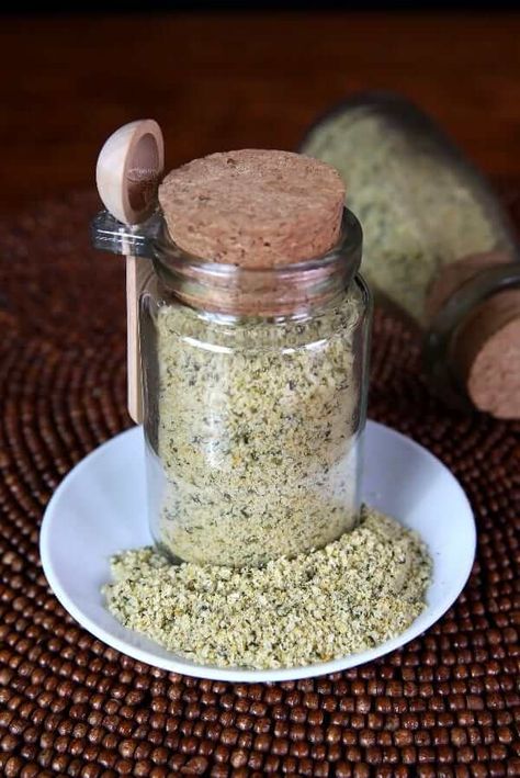 Nut Free Vegan Parmesan Cheese takes 5 minutes to make and may be your choice of parmesan after you've tasted it.  High in protein and flavor raw hemp seeds are the star! The perfect condiment to sprinkle over your main dish or savory snack. A great way to be dairy free too. #nutfree #dairyfree #veganrecipes #vegan #VeganInTheFreezer Hemp Seed Cheese, How To Make Dairy Free Cheese, Vegan Parmesan Recipe, Dairy Free Parmesan Cheese, Vegan Parmesan Cheese Recipe, Raw Vegan Sauces, Nut Free Vegan Cheese, How To Make Parmesan Cheese, Vegan Nut Free Recipes