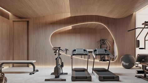 Gym At Home Ideas, Home Gym Mirrors, Modern Gym, Condominium Design, Gym Design Interior, Interior Deisgn, Luxury Gym, Gym Mirrors, Gym Room At Home