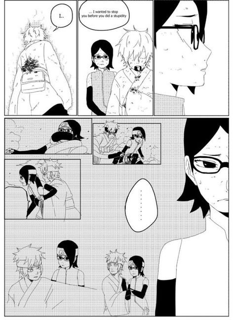 Mitsusara shippers - Pic45 - Wattpad Mitsuki And Sarada, Borusara Kiss, Anime Quotes About Friendship, Borusara Comic English, Sasuke Sakura Sarada Comics, Mitsuki Naruto, Sarada And Her Brother, Boruto And Sarada, Naruto Stuff