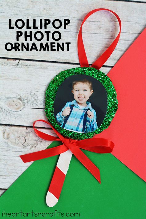 Lollipop Photo, Christmas Crafts For Toddlers, Preschool Christmas Crafts, Ornament Craft, Christmas Crafts For Kids To Make, Christmas School, Preschool Christmas, Christmas Classroom, Easy Christmas Crafts