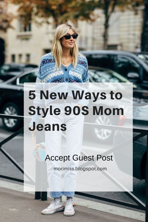 With the versatility and vintage vibe that denim can offer, one of the biggest 90s resurgences—mom jeans are back without surprise. Today we will give you a bunch of stylish tricks of rocking the straight-legged, loose-fitting wardrobe staple. Mom Jeans 90s Outfit, How To Roll Mom Jeans, Styling 90s Jeans, Vintage Straight Jeans Outfits, 90s Mom Jeans Outfit, How To Style 90s Jeans, 90s Straight Leg Jeans Outfit, Straight Cut Jeans Outfit, Straight Jeans Outfit