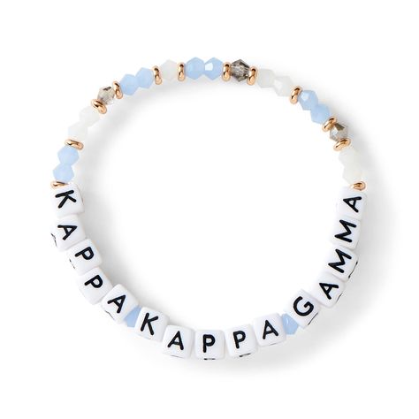 PRICES MAY VARY. REPRESENT & SUPPORT – A sorority family is a family unlike any other. Wear that on your sleeve (literally!) with our Kappa Kappa Gamma big and little bracelets sorority sisters are sure to love. Represent your sisterhood wherever you go and express your love and support. CLASSY ELEGANCE – The Kappa Kappa Gamma Name Bracelet is one of a kind when it comes to beauty, elegance, and sheer class. Glass and 18K gold plated beads work harmoniously together to form a sorority sister jew Alpha Gamma Delta Big Little, Sorority Gift Ideas, Little Baskets Sorority Ideas, Big Little Baskets, Sorority Little Gifts, Sorority Bracelets, Sorority Keychain, Big Little Gift Ideas, Sorority Baskets