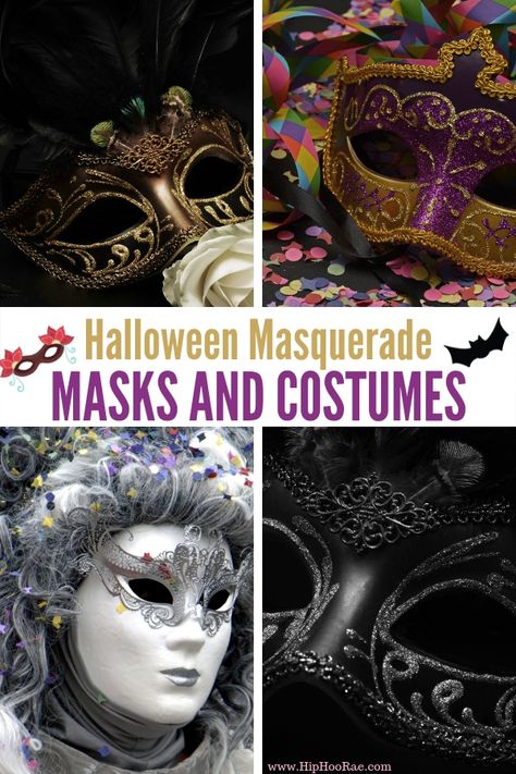 Masquerade Mask Costume Ideas for Halloween. Masquerade Halloween Party Ideas. #halloweencostumes Diy Masquerade Costume, Masquerade Halloween Party Ideas, Masquerade Outfit Ideas Halloween, Masked Costume Ideas, Masquerade Costume Ideas, Mask Costume Ideas, Cheap Halloween Crafts, Halloween Masquerade Ball, Diy Masquerade Mask