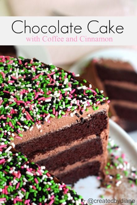 Chocolate Cake with Coffee and Cinnamon Chocolate Cake Recipe With Coffee, Cake With Coffee, Pudding Frosting, Valentine Dessert, Chocolate Cake With Coffee, Valentines Recipes Desserts, Low Carb Cheesecake, Valentine Desserts, Gateaux Cake