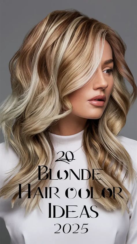 20 Blonde Hair Color Ideas 2025 for Brunettes, Summer, Fall, and Medium Length Styles Fall Hair Color With Blonde, Blonde Hair Color For Fair Skin, Bl9nde Hair Colors, Ash Blonde Vs Golden Blonde, Dyed Blonde Hair Ideas, 2024 Fall Blonde Trends, Winter Hair Color Highlights, Dark Blonde With Caramel Highlights, Fall/winter Blonde Hair