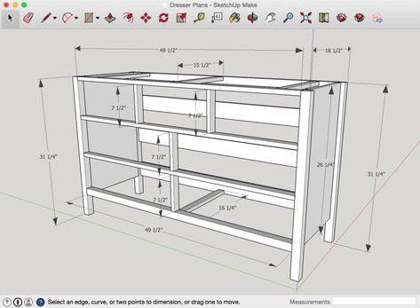 Dresser frame Build Dresser, Diy Dresser Build, Diy Farmhouse Bed, Diy Dresser Plans, Dresser Decor Bedroom, Dresser Plans, Extra Wide Dresser, Farmhouse Dresser, Dresser Design