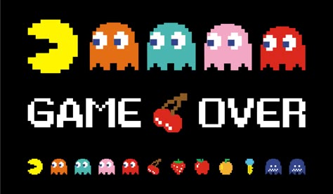 Pacman Game, Retro Games Wallpaper, Retro Arcade Games, Vector Game, Retro Gaming Art, Game Cover, Retro Arcade, Retro Videos, Retro Games