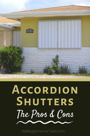 The Best Types of Hurricane Protection for Your Home - Accordion Shutters How To Install Shutters On Vinyl Siding, Faux Shutters Exterior Closed, Brown Plastic Shutters, Colonial Shutters, Accordion Shutters, Types Of Shutters, Window Shutters Blinds.com, Bahama Shutters, Louvered Shutters