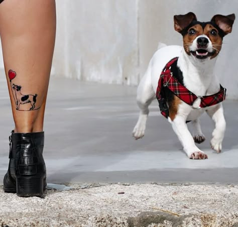 Jack Russell Terrier Dog Tattoos Gallery Dog Tattoo Jack Russell, Jack Russell Tattoo Ideas, Jack Russell Tattoo Outline, Dog Ears Tattoos, Jack Russell Terrier Tattoo, Jack Russell Tattoo, Terrier Tattoo Ideas, Dog Heaven Quotes, Rottweiler Tattoo