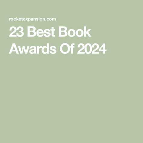 23 Best Book Awards Of 2024 Joseph Pulitzer, Alfred Nobel, Author Marketing, Barbara Kingsolver, Racial Justice, Nobel Prize In Literature, Book Categories, Book Enthusiast, Best Novels