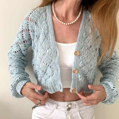 Nadia | Crochet Pattern Designer | Made this new cardigan 🤍 and ohh IM IN LOVE! It's very frustrating for the sleeves but I'm so happy that it finally turns out like how I… | Instagram Mesh Cardigan, Slow Fashion Movement, Cottage Core Aesthetic, Crochet Cardigan Pattern, Crochet Cardigan, Handmade Clothes, Im In Love, Slow Fashion, Handmade Crafts