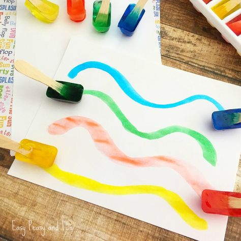 If you’re looking for a fun summer activity that will cool your kids you have to try painting with ice! Make a batch of ice paints for your kids and let them get super creative while keeping cool at the same time. Painting With Ice – Make your own ice paint What you need 1 … Painting With Ice, Ice Cube Painting, Summer Art Activities, Ice Painting, Summer Arts And Crafts, Fun Summer Crafts, Fun Summer Activities, Summer Crafts For Kids, Summer Activity