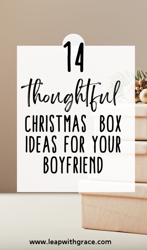 Discover thoughtful Christmas box ideas for your boyfriend with this guide packed with long-distance gift inspiration, cozy Christmas Eve box ideas, and unique holiday presents he’ll love. Whether you’re celebrating together or apart, these curated Christmas gift box ideas are perfect for showing your love and making his holiday extra special. Get inspired with creative ways to make his Christmas unforgettable Christmas Box Ideas, Christmas Gift Box Ideas, Christmas Eve Box Ideas, Ideas For Your Boyfriend, Gift Box Ideas, Holiday Presents, Long Distance Gifts, Care Packages, Gift Inspiration