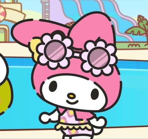 Sanrio Pfp Hello Kitty, Icons My Melody, Hello Kitty Show, Kuromi E My Melody, My Melody Aesthetic, Melody Aesthetic, Pfp Hello Kitty, My Melody X Kuromi, Hello Kitty Icons