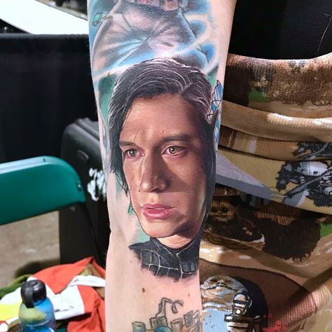 Star Wars Tattoo Kylo Ren, Calgary Tattoo, Star Wars Tattoo Sleeve, Star Wars Tattoo, Arts Festival, Monster Can, Kylo Ren, Tattoo Sleeve, Dream Art