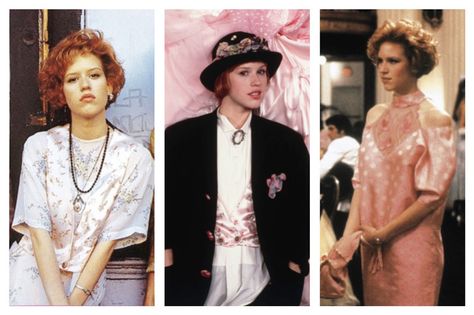 ‘Pretty in Pink’: Revisiting The Style of an 80’s Classic Pretty In Pink Outfits, Pretty In Pink Movie, Andie Walsh, John Hughes Movies, Redhead Fashion, Hot Pink Outfit, 1980s Films, Pink Movies, Making Movies