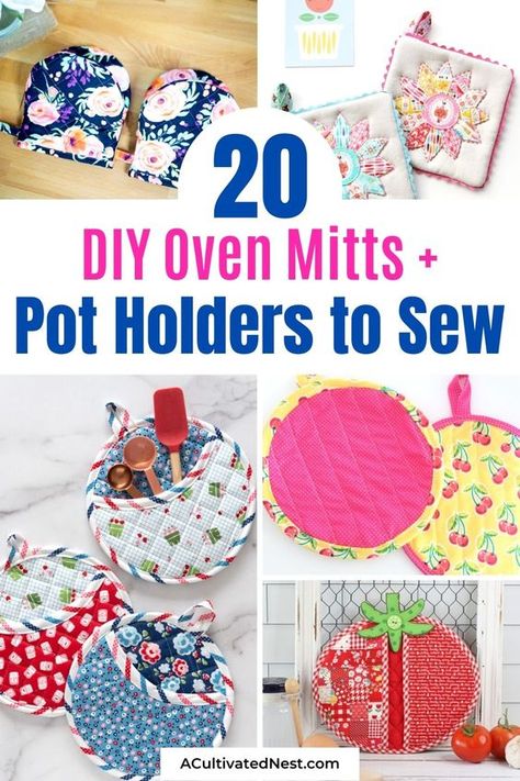 Pattern For Oven Mitts, Oven Mits Diy Sewing Tutorials, Christmas Oven Mitts Diy, Pocket Potholders To Sew Free Pattern, Sew Oven Mitt, Quilted Oven Mitts, Free Potholder Patterns To Sew, Diy Potholders Sewing, Diy Pot Holders Sewing