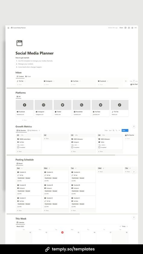 Everything you need to plan your social media content. Social Media Planning Template, Study Planner Free, Social Media Planner Template, Rutinitas Harian, Social Media Organization, Free Social Media Templates, Social Media Content Planner, Media Planning, Social Media Planning