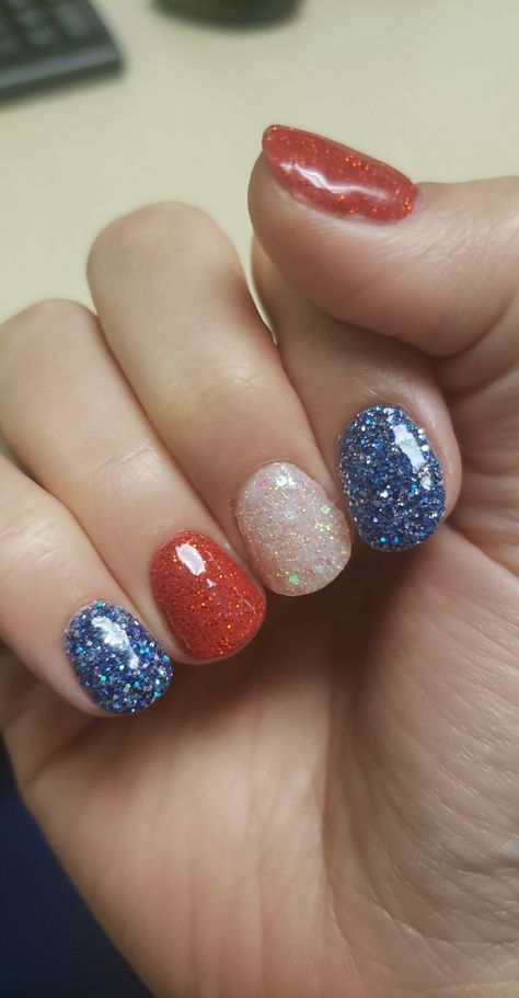 Cute Short Gel Nails 4th Of July, 4th Of July Nail Ideas Dip Powder, 4th Of July Gel Nail Designs Simple, Nailboo Dip Color Ideas, 4th Of July Nails Gel Short, Simple Fourth Of July Nails Dip, July 4th Nails Designs Simple, 4th Of July Nails Dip Powder, July Gel Nails Ideas