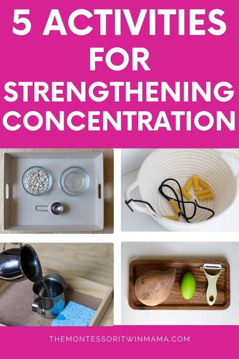 Are you looking to build your toddler's focus and fine motor skills? Discover 5 simple Montessori-inspired activities that support concentration through purposeful hand movements! From scooping seasonal items to pouring and chopping with child-safe tools, these activities foster independence and life skills. Explore threading and peeling setups for engaging, hands-on learning. Try these easy setups at home and watch your child grow in confidence and concentration! Montessori Practical Life 3-6 Activities, Practical Life Montessori Preschool, Montessori Items, Diy Montessori Activities, Montessori Activities For Toddlers, Concentration Activities, Montessori Practical Life Activities, Montessori Activities Preschool, Montessori Environment