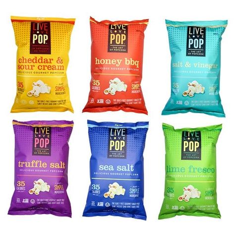 Popcorn Packaging Design, National Popcorn Day, Popcorn Brands, Chocolate Candy Brands, Popcorn Day, Popcorn Design, Popcorn Recipes Easy, Popcorn Packaging, Snacks Packaging