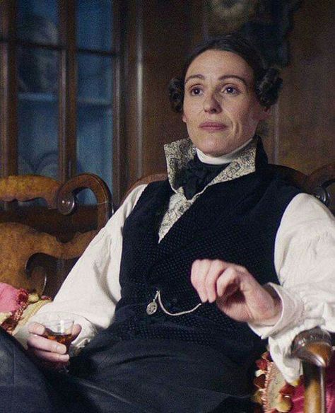 Gentleman Jack Anne Lister, Gentlemen Jack, Ann Walker, Girl With The Pearl Earring, Anne Lister, Suranne Jones, Crocheted Slippers, Tomboy Look, Gentleman Jack