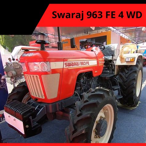 Swaraj 963 FE 4 WD ✅ 65 HP Engine ✅ 12 Forward & 2 Reverse Gears ✅ 2100 Engine rated RPM   #SwarajTractor #NewTractor #Swaraj963FE #TractorPrice #TractorLoan #KhetiGaadi Swaraj 855, Tractor Price, New Tractor, Farming Simulator, Water Cooling, Air Cleaner, Engine Types, Diesel Engine, John Deere