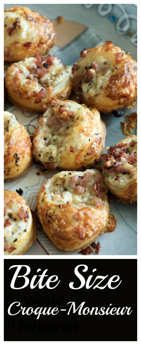 Mini Aperitivos, French Appetizers, Béchamel Sauce, Puff Pastry Appetizers, Puff Pastries, Classic Appetizers, Easy Appetizers, Food Appetizers, Cheese Burger