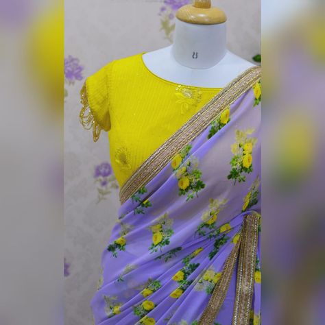 Normal Saree, Saree Blouse Combination, Saree Combination, Saree Plain, Saumya Tandon, Blouse Designs Aari Work, New Mens Fashion Trends, Brocade Blouse Designs, Funny Eggs