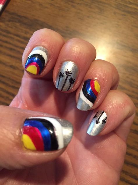 Archery Archery Nails, Nail Art Ideas, Nails Makeup, Archery, Hair And Nails, Hair Nails, Art Ideas, Nail Designs, Nail Art