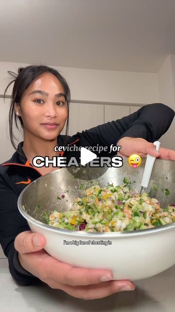 BOBBY ALYSSA on Instagram: "SHRIMP CEVICHE THE CHEATER WAY!!! 🥑🫣

I do not like waiting around for the shrimp to cook in the lime juice 😅 so pre cooked shrimp from @costco it is!!! 🤣

#ceviche #cevicherecipe #hexclad #hexcladpartner #shrimp" Pre Cooked Shrimp Recipes Easy, Ceviche Shrimp, Precooked Shrimp Recipes, Ways To Cook Shrimp, Sesame Shrimp, Shrimp Ceviche Recipe, Cooked Shrimp Recipes, Cooked Shrimp, Ceviche Recipe