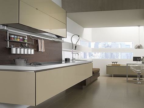 23 Modern-contemporary kitchen ideas Neutral Cabinets, Contemporary Kitchen Island, Contemporary Style Kitchen, Modern Contemporary Kitchen, Neutral Flooring, Contemporary Kitchen Cabinets, Technological Advancement, Contemporary Kitchens, Kitchen Details