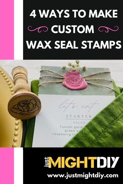 Wax Seal Cards, Diy Wax Stamp, Diy Wax Seal Stamp, Wax Seal Stamp Diy, Diy Wax Seal, Wax Envelope Seal, Wax Candles Diy, Wedding Diys, Wax Stamps