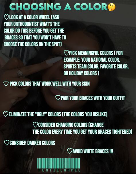 Cute Braces Colors, Getting Braces, Braces Tips, Cute Braces, Teeth Braces, Brace Face, Braces Colors, Best Friend Activities, Beauty Routine Tips