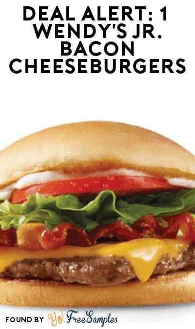 DEAL ALERT: 1¢ Jr. Bacon Cheeseburgers With Purchase at Wendy’s From 5/28-6/2
https://yofreesamples.com/food-samples/deal-alert-1%c2%a2-jr-bacon-cheeseburgers-with-purchase-at-wendys-from-5-28-6-2 Food Samples, Bacon Cheeseburger, Free Stuff, Cheeseburger, Bacon