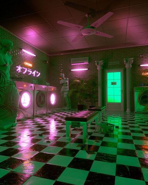 Futurism Art, Vaporwave Wallpaper, Cyberpunk Aesthetic, Vaporwave Aesthetic, Neon Aesthetic, Motivational Art, 3d Modelling, Grunge Photography, Futuristic Architecture