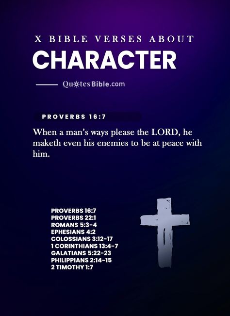 Find strength and encouragement from the Bible’s collection of verses about developing good character. This pin will provide you with a list of the best Bible verses about character to help you grow and become a better person. Tap the pin to discover more! #Character #verses Proverbs 16 7, Scriptures Quotes, Verses From The Bible, Ephesians 4 2, Become A Better Person, About Character, Biblical Wisdom, Special Friend Quotes, Bible Topics