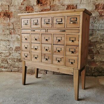 Small Apothecary, Card Catalog Cabinet, Apothecary Cabinet, Diy Cabinets, Cabinet Making, Apothecary, Storage Cabinets, Antique Furniture, Industrial Style