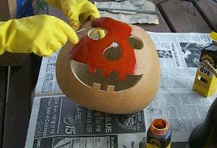 Painted Gourds Ideas Fall, Gourds Diy, Dried Gourds, Halloween Gourds, Jack Lantern, Halloween Art Projects, Gourds Birdhouse, Decorative Gourds, Hand Painted Gourds