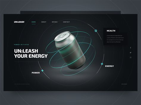 unleash your energy / webgl Website Inspiration Design, Mini Site, Banner Design Inspiration, Energy Power, Interior Design Website, Design 2023, Website Design Layout, Social Media Design Inspiration, Ui Design Inspiration