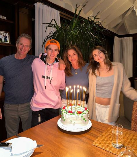 Cindy Crawford (@CindyCrawford) / Twitter Cindy Crawford And Kaia Gerber, Kaia And Austin, 25 Years Together, Presley Gerber, Rande Gerber, Black Minidress, Kaia Jordan Gerber, Look At Her Now, Armani Suits