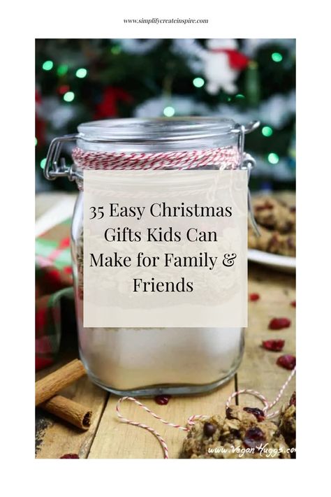 Gifts From Toddlers Homemade Christmas, Kids Craft For Christmas Gifts, Crafts Kids Can Make For Christmas Gifts, Gifts Toddlers Can Make For Christmas, Homemade Gift From Kids, Christmas Diy Kids Gifts, Easy Homemade Christmas Gifts For Kids, Kid Crafts For Christmas Gifts, Homemade Family Gifts