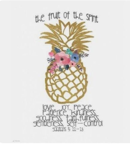 Fruit Of The Spirit Poster, Pineapple Meaning, Pineapple Quotes, Fruit Quotes, Jesus Quotes Bible, Pineapple Theme, Pineapple Lovers, Pineapple Wallpaper, The Fruit Of The Spirit