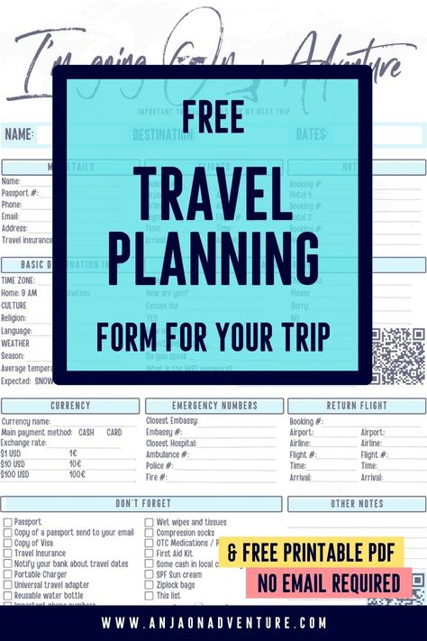 Download my FREE travel planning printable and travel template to have all your trip essentials in one place. Say goodbye to last-minute scrambles and hello to a hassle-free, well-planned adventure. Don't miss out – click now for your free download!  Travel Templates | travel planner | Itinerary | Trip essentials | Tropics travel | Travel checklist  #USA #freeprintable #freepdf #travelplanner #france #italy #spain Travel Itinerary Template Printable Free, Travel Itenary Template, Travel Planner Printable Free, Free Travel Itinerary Template, Travel Planning Template, Trip Planner Template, Free Travel Printables, Itinerary Template Free, Trip Planning Template